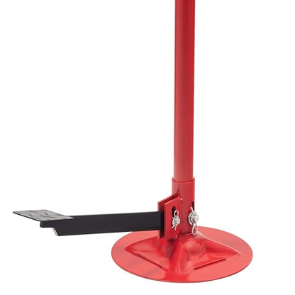 SUNEX TOOLS 6810A, Underhoist Support Stand with Foot Pedal, ¾ Ton Capacity, Large Base, Bearing Mounted Spin Handle, Height Adjustment Under Load, Lightweight, Supports Vehicle Components Only - size: With pedal