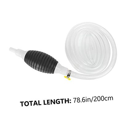 1set Hand Pump Transfer Siphon Hose Kit for Cars Manual Liquid Transfer Pump for and Other Liquids Siphoning Tool -backflow Design