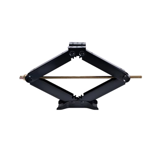 Bastion Distribution 24" Titan Lift Scissor Jack with Crank Handle | 7500lbs Capacity | Adjustable Height 4"-24" | Heavy-Duty Stabilizer for RVs, Trailers, and Campers | BD-7500MSJ24