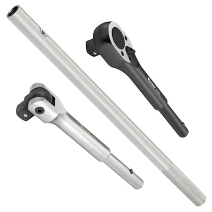 Titan Bar-X 61323 3-Piece 1-Inch Drive Interchangeable Ratchet and Breaker Bar Set