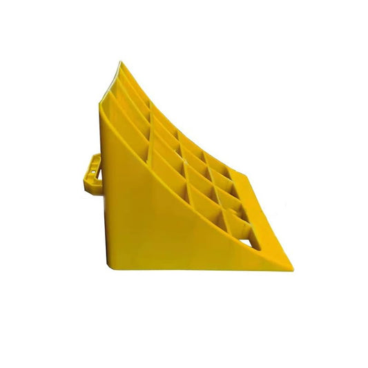 Wheel Chocks with Handles Set- Non-Slip Ramp Access Ramps, Saver Brake Stoppers Ridged Wedges for Cars Caravan Horsebox Motorhome(1pcs,31.5 * 30 * 25.5cm) - color: 1pcs, size: 31.5*30*25.5cm
