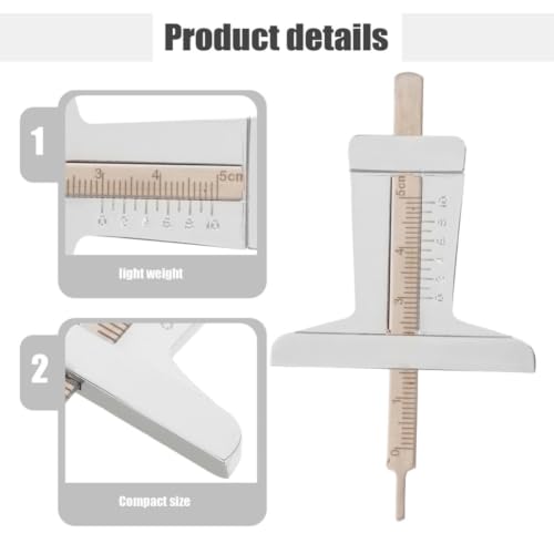 2pcs Tire Depth Gauge Tool for Tire Maintenance and Replacement Stainless Steel Material with User-Friendly Design and Markings Accurate Tread Depth Measuring Instrument