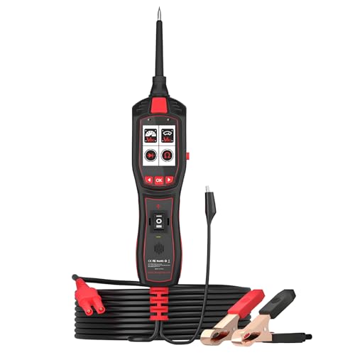P150 Power Circuit Probe Tester, Smart 6-30V Automotive Diagnostic Tool | Auto AC/DC Voltage & Diode Test; Real-time Fuel Injector Analysis; Components Activation for Cars, Motorcycles & Steamships