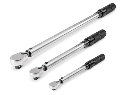 TEKTON 1/4, 3/8, 1/2 Inch Drive Micrometer Torque Wrench Set | TRQ95902