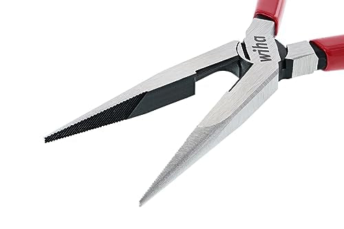 Wiha 32621 Long Nose Pliers With Cutters, 8-Inch