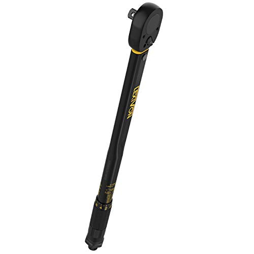LEXIVON Torque Wrench 1/2-Inch Drive Click 10~150 Ft-Lb/13.6~203.5 Nm (LX-183) - size: 1/2"DR. 10~150 FT-LB