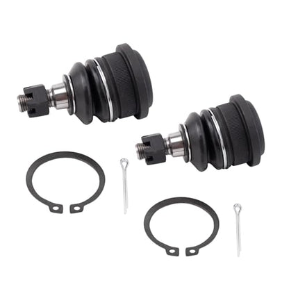 TRQ Front Lower Driver and Passenger Side Ball Joint Set Compatible with 11-15 Hyundai Accent 11-16 Elantra 13-14, Coupe 13-17 Elantra GT 12-17 Veloster - style: PSA29203