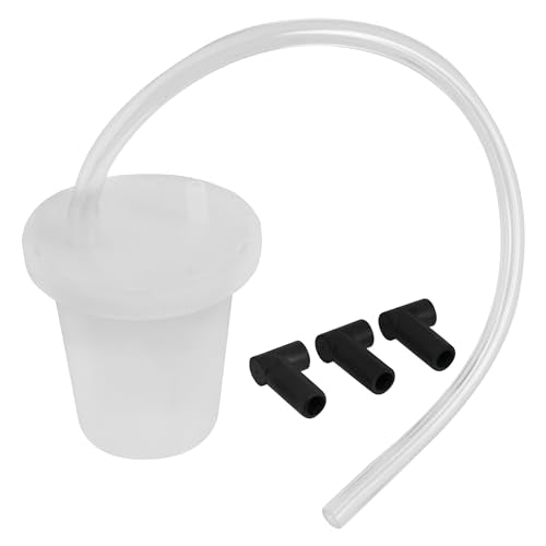 Performance Tool W80626 One Person Brake Bleeder Kit with 3 Adapters, Easily Remove Air from Brake Lines, 12in. Hose Length, 8oz. Cup Capacity - style: 5pc Brake Bleeder Kit