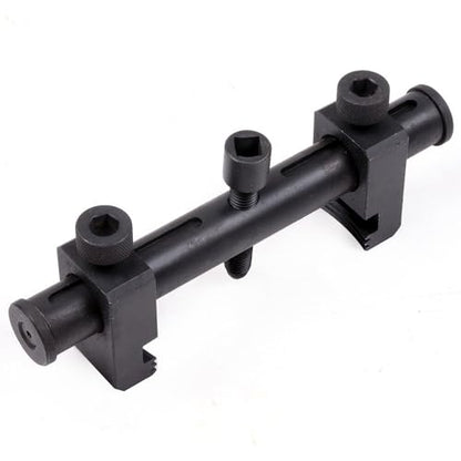 Ribbed Drive Pulley Puller Universal Carbon Steel Crankshaft | Remover Tool with Hex Allen Key Adjustable Auto Repair Tool for Air Conditioning Units Water Pumps