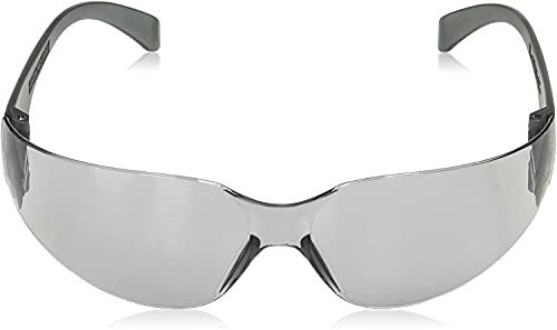BISON LIFE Clear Safety Glasses – ANSI Z87.1 Certified Scratch & Impact Resistant Eye Protection Goggles for Men & Women - color: Gray/Gray