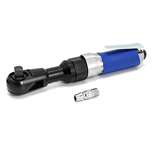 QWORK 1/2" Air Ratchet Wrench 65ft-lbs 160RPM – Heavy Duty Reversible Pneumatic Tool for Auto Repair
