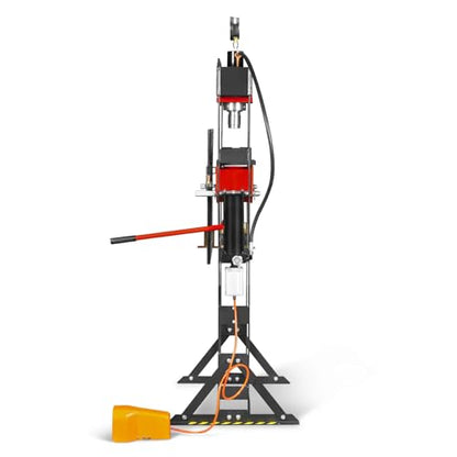 MechMaxx 20 Ton H-Frame Air/Hydraulic Shop Press with Press Pin Kit, Fully Welded Steel Frame, Safety Guard, Foot Pedal Control, HSP20