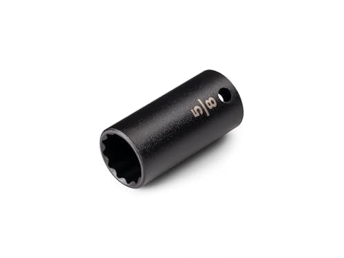 TEKTON 3/8 Inch Drive x 5/8 Inch Impact Socket | SID14216 - size: 5/8-Inch, style: Semi-Deep