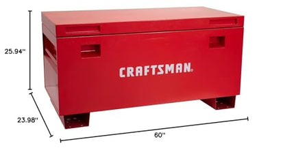 60" Craftsman Jobsite Box in Red - color: Red, size: 60"