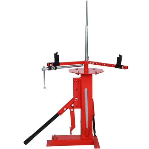 Multi Manual Tire Changer, Portable Hand Bead Breaker Mounting Tool with Mounting Stand and Tire Manual Steel Tire Changing Tool for Car Truck Home Garage Small Auto Shop