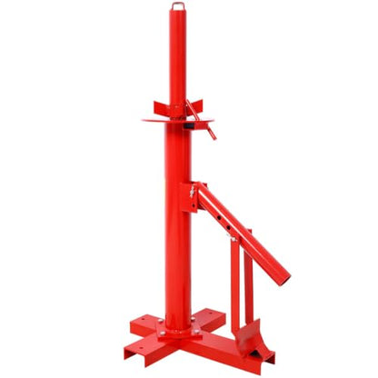 Manual Tire Changer, Heavy Duty Steel Hand Bead Breaker Mounting Tool, 8–16 Inch Wheel Compatible Portable Tire Changing Machine for Car Truck Trailer Garage Auto Repair, Red