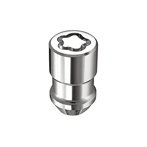 McGard 24137 Chrome Cone Seat Wheel Locks (M12 x 1.5 Thread Size) - Set of 4 - color: Chrome