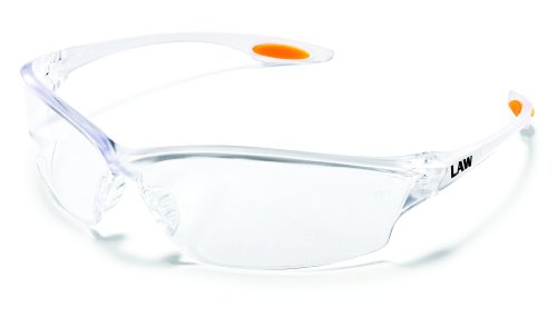 MCR Safety Law LW2 Series Crew Dielectric Safety Glasses - color: Clear Duramass Lens, size: One Size