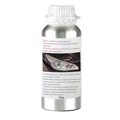 800g Headlight Restoration Refill Liquid, Car Headlight Lens Polish Repair Liquid, Headlight Polish Cleaner for Repair Yellowing, Scratches, Oxidation,Blurring - size: Medium