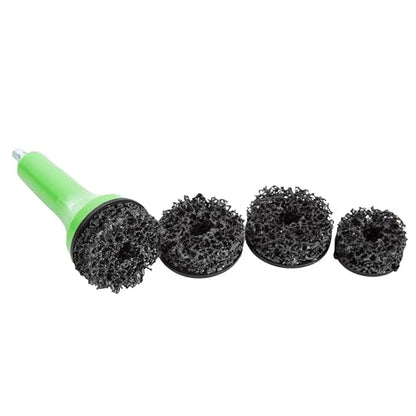 OEMTOOLS Brake Hub Resurfacing Tool with Pads Drill Powered Remove Rust | Wheel Hub Cleaning Tool Removes Rust from Wheel Studs and Rotors for Cars, Trucks, and SUVs, Fits 1/2" Chuck Drills