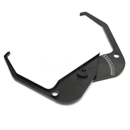 Rim Width Caliper Tire Balancer Measuring Tool for Wheel Rim Width Measurement, Plastic Construction with Bright White Numbers for Easy Reading, Portable Design for Auto