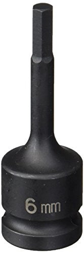 Grey Pneumatic (2906M) 1/2" Drive x 6mm Hex Driver Socket