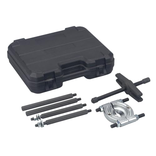 OTC 4517 7-Ton Bar-Type Puller and Bearing Separator Set - Includes a 4" Capacity Bearing Splitter, Two Push/Puller Leg Sets, 8" Bar Type Puller Head with Forcing Screw, and Storage Case - size: 7 Ton
