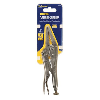 Irwin Vise-Grip Locking Pliers, Original, Long Nose, 6 In