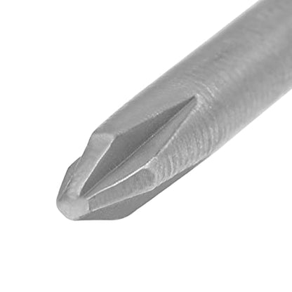 uxcell 5 Pcs 2mm PH0 Magnetic Phillips Screwdriver Bits, 1/4 Inch Hex Shank 2.56-inch Length S2 Power Tool - size: 2.0xPH0