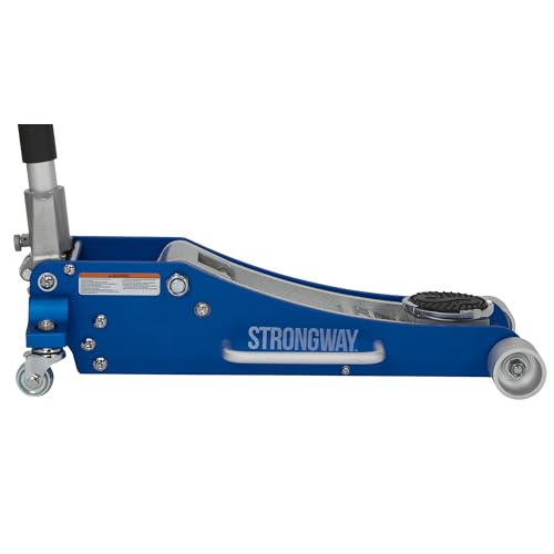 Strongway Low-Profile Quick-Rise Aluminum Racing Floor Jack, 2 Ton Capacity - style: 2 ton
