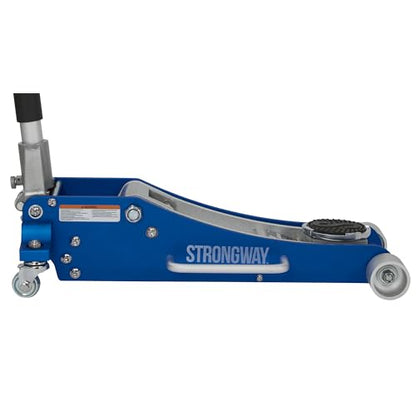 Strongway Low-Profile Quick-Rise Aluminum Racing Floor Jack, 2 Ton Capacity - style: 2 ton