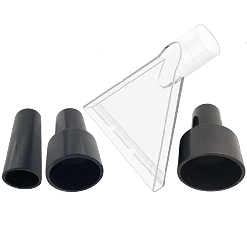 Universal Compatible with All Shop Vacs Extractor Attachment with 2-1/2" & 1-7/8" & 1-1/4" Three Adapters Auto Detailing Vacuum Head Extraction Accessory for Upholstery & Carpet Cleaning - size: Large