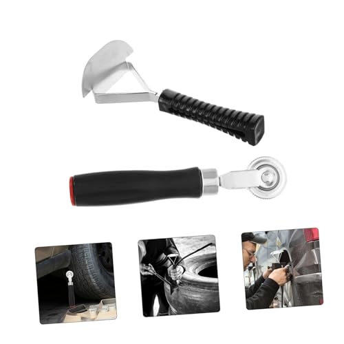 2pcs Heavy Duty Tire Repair Tools Patch Scraper Kit for Car Truck Motorcycle Easy Patching