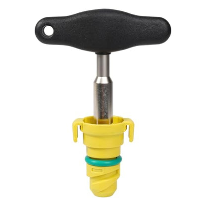 6 Pack Oil Drain Plug Compatible with Ford F-150 F150 Mustang Bronco Explorer Edge Lincoln with Removal Tool