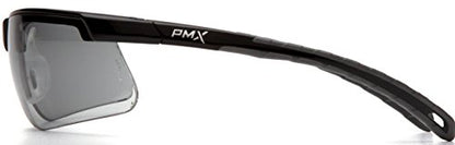 Pyramex Ever-Lite Lightweight Safety Glass Indoor/Outdoor Mirror Lens - color: Light Gray H2max Anti-fog Lens/ Black Frame