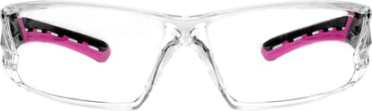 Ironwear 3085 Safety Glasses Anti-Fog ANSI Z87 Compliant with UVA and UVB Protection - color: Pink