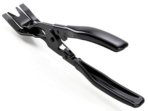 1PCS Car Clip Pliers Tool, Panel Clip Pliers Set Fastener Remover, Auto Retainer Clip Trim Rivet Removal Tool, Auto Door Car Upholstery Trim Clip Removal Tool (Black) - color: Black - 1 Pcs Clip Removal Plier