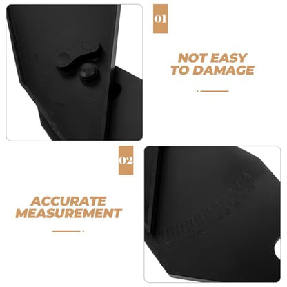 Abaodam Portable Tire Rim Width Measuring Tool Sturdy Plastic Caliper for Wheel and Tire, Resistant to Damage, for Vehicle Repair Equipment and Personal Automotive Use