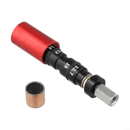 Bike Rear Shock Absorber Bushing Tool, Aluminum Alloy and Stainless Steel, Removal and Install Kit with Spare Bushing for DU(Silver) - color: Silver