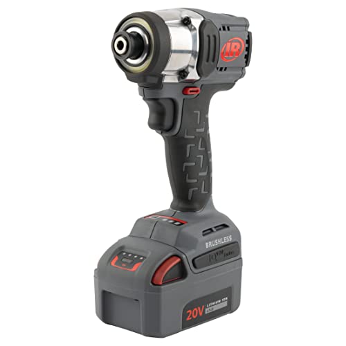 Ingersoll Rand W3111-K22 Cordless 1/4" Hex Impact Driver Kit | Includes 5.0 Ah battery, BL2012 battery, and charger - size: 1/4" Drive, style: 2-Battery Kit