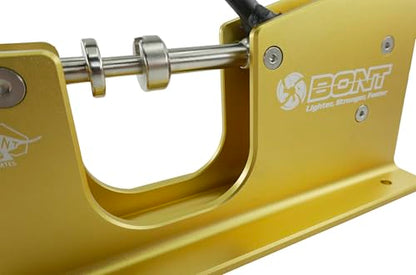 Bont Skates - Aluminum Bearing Press Puller - Fits up to 125mm Wheels - Inline Speed Skating Racing Scooter - color: Gold V2