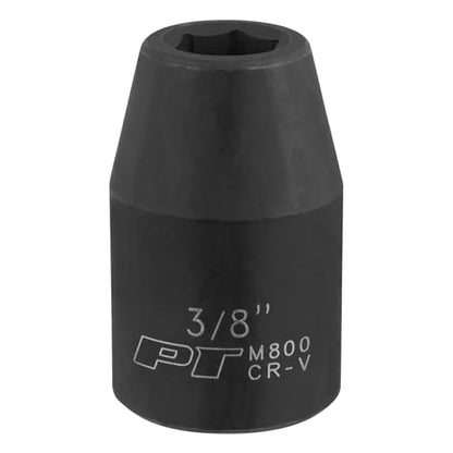 Performance Tool M800 1/2 Drive 3/8 6-Point Impact Socket - Heavy Duty Socket for Tough Jobs and High Torque Applications - size: 3/8", style: Impact