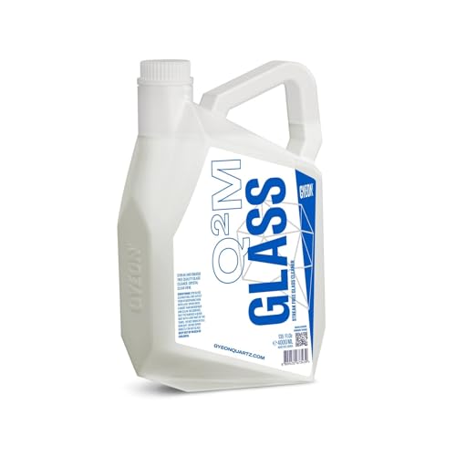 Gyeon Glass Streak Free Automotive Glass Cleaner Professional Grade Ammonia Free Tint Safe Removes Fingerprints Oil Film Interior Safe Enhances Clarity For Windows Windshield Mirror Screens - size: 4000 ml