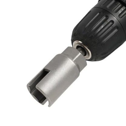 2PCS Power Wing Nut Driver Set, Wing Nut Drill Bit Socket Wrenches Tools Set,1/4" Quick Connect Hex Shank for Panel Wing Nuts, Screws Eye, C Hook Bolt,Q-Hanger,Wire Twisting