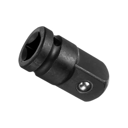 uxcell Impact Socket Adapter 1/2" CR-MO Steel Impact Adapter 1/2 to 3/4 for Impact Driver Air Impact Wrenches Ratchets