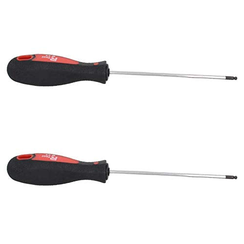 Utoolmart 2.5mm x 100mm Ball Head Precision Screwdriver Hex Design Wrench Hand Tool 2Pcs - color: 2pcs, size: 2.5×100×75mm