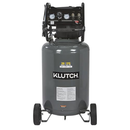 Klutch 29-Gallon Air Compressor, 2.5 HP, 120 Volts, 175 PSI - size: 29 Gallon