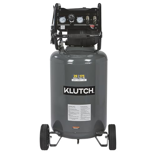 Klutch 29-Gallon Air Compressor, 2.5 HP, 120 Volts, 175 PSI - size: 29 Gallon