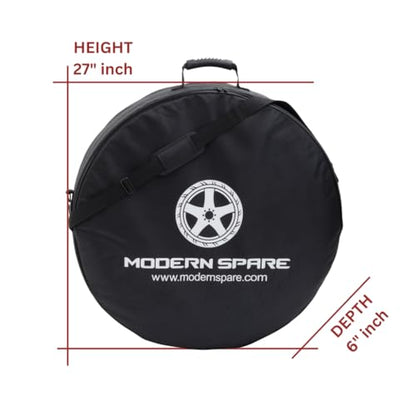 Modern Spare Complete Compact Spare Tire Kit With Carrying Case - Fits 2017-2024 MINI Countryman - size: Complete Kit w/ Carrying Case