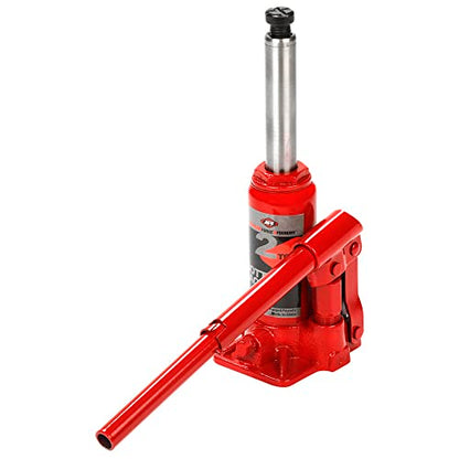 AFF Heavy Duty 2 Ton Bottle Jack, Manual, Machine Hardened Steel Saddles, Centered Pumps and Rams, 3502 - size: 2 Ton Capacity, style: Heavy Duty